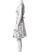Rebecca Taylor Floral Print Knee-Length Dress