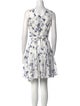 Rebecca Taylor Floral Print Knee-Length Dress