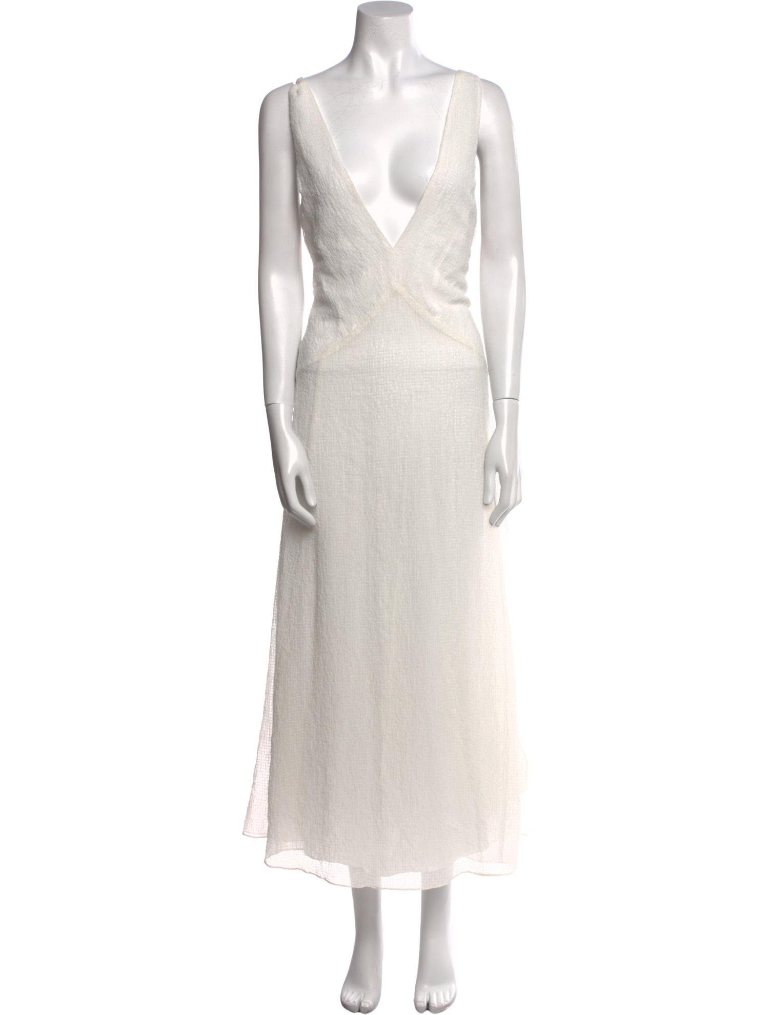 Rebecca Taylor V-Neck Long Dress