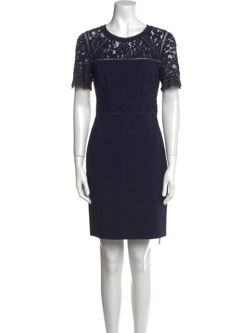 Rebecca Taylor Crew Neck Mini Dress