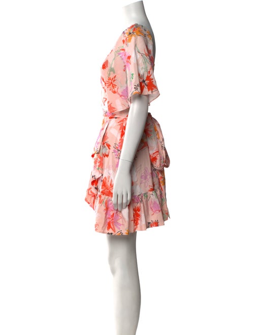 Rebecca Taylor Floral Print Knee-Length Dress