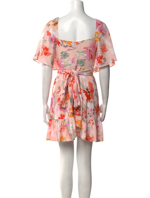 Rebecca Taylor Floral Print Knee-Length Dress