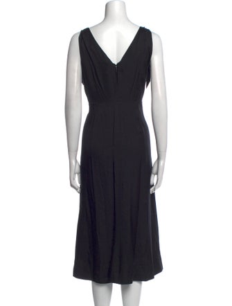 Rebecca Taylor V-Neck Midi Length Dress
