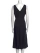 Rebecca Taylor V-Neck Midi Length Dress