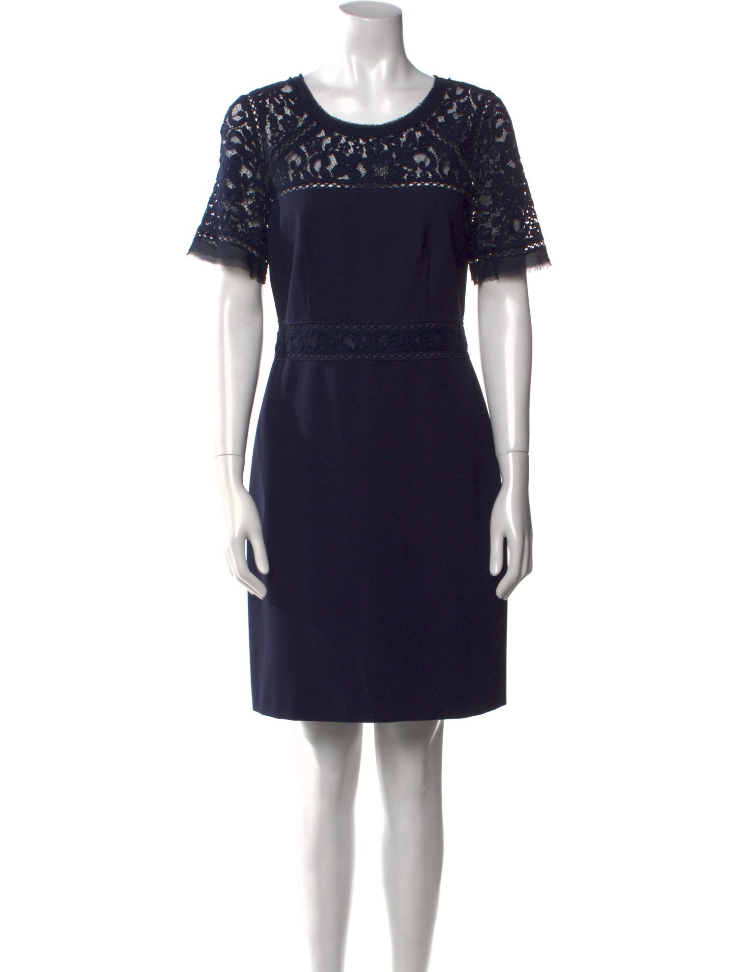 Rebecca Taylor Scoop Neck Mini Dress