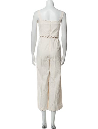 Rebecca Taylor Square Neckline Jumpsuit