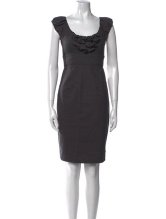 Rebecca Taylor Wool Knee-Length Dress