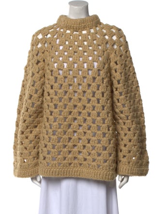 Rebecca Taylor Alpaca Printed Sweater