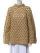 Rebecca Taylor Alpaca Printed Sweater