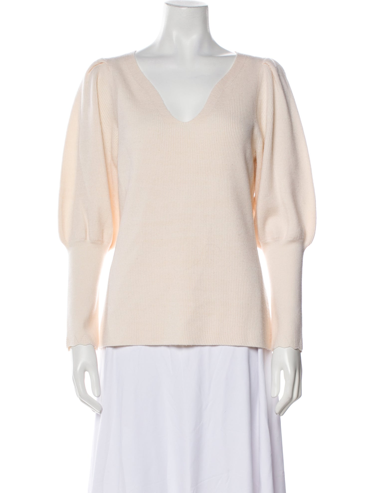 Rebecca Taylor Merino Wool V-Neck Sweater