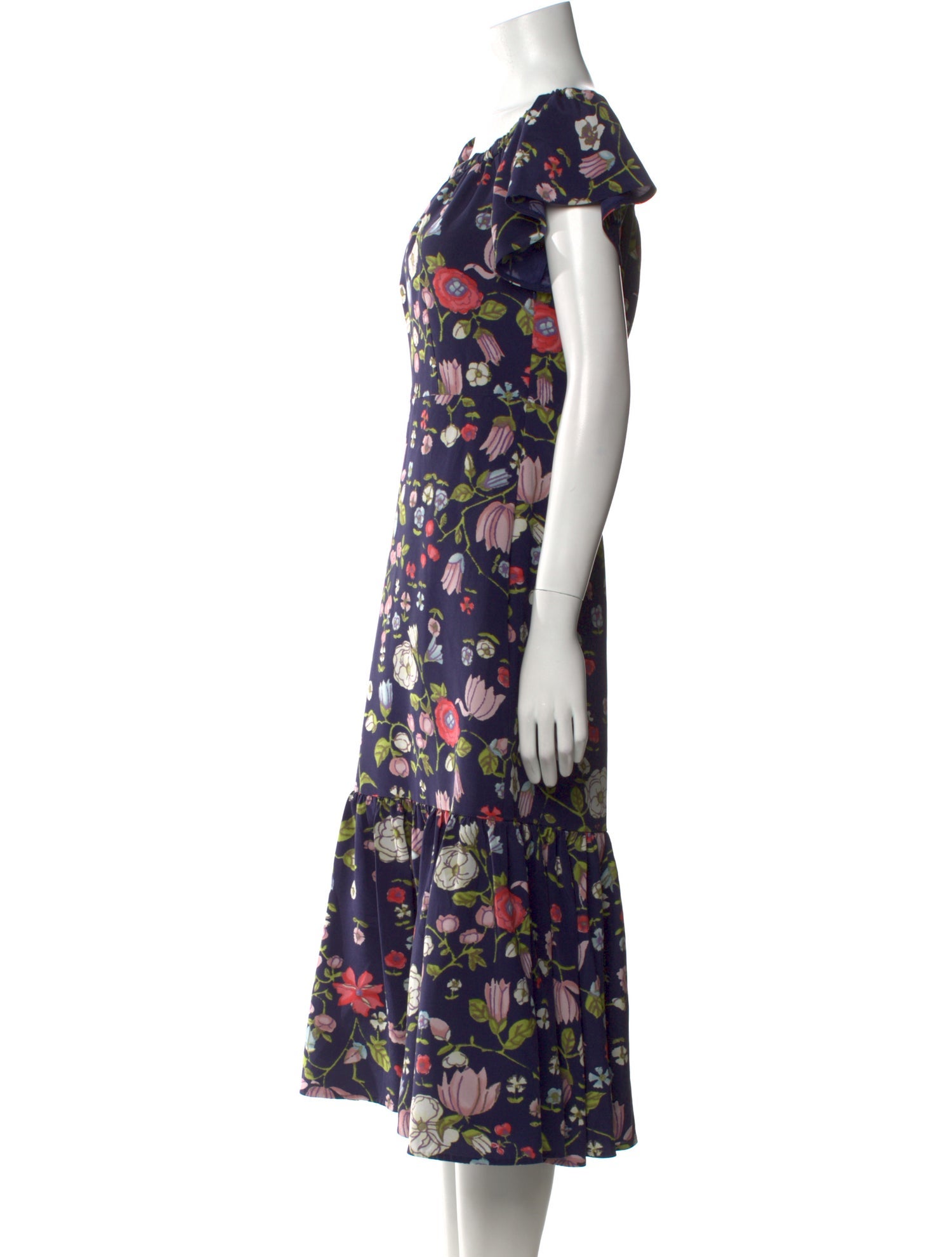 Rebecca Taylor Silk Midi Length Dress