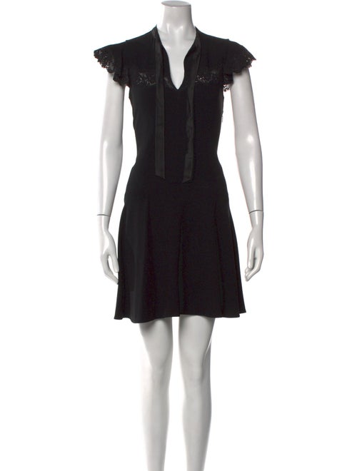 Rebecca Taylor V-Neck Mini Dress