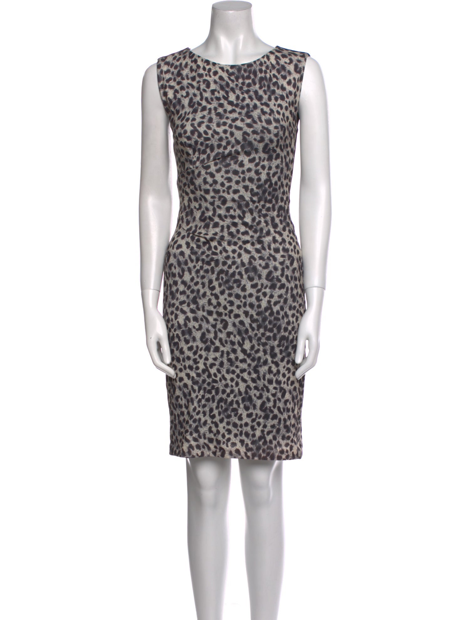 Rebecca Taylor Animal Print Knee-Length Dress