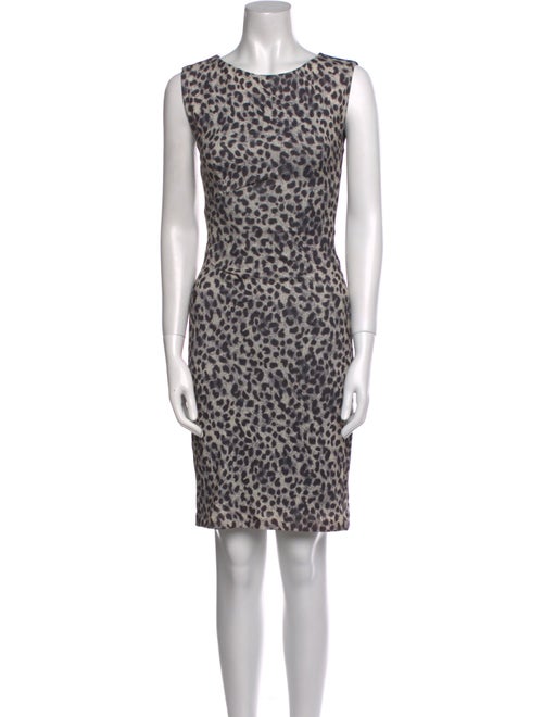 Rebecca Taylor Animal Print Knee-Length Dress