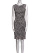 Rebecca Taylor Animal Print Knee-Length Dress