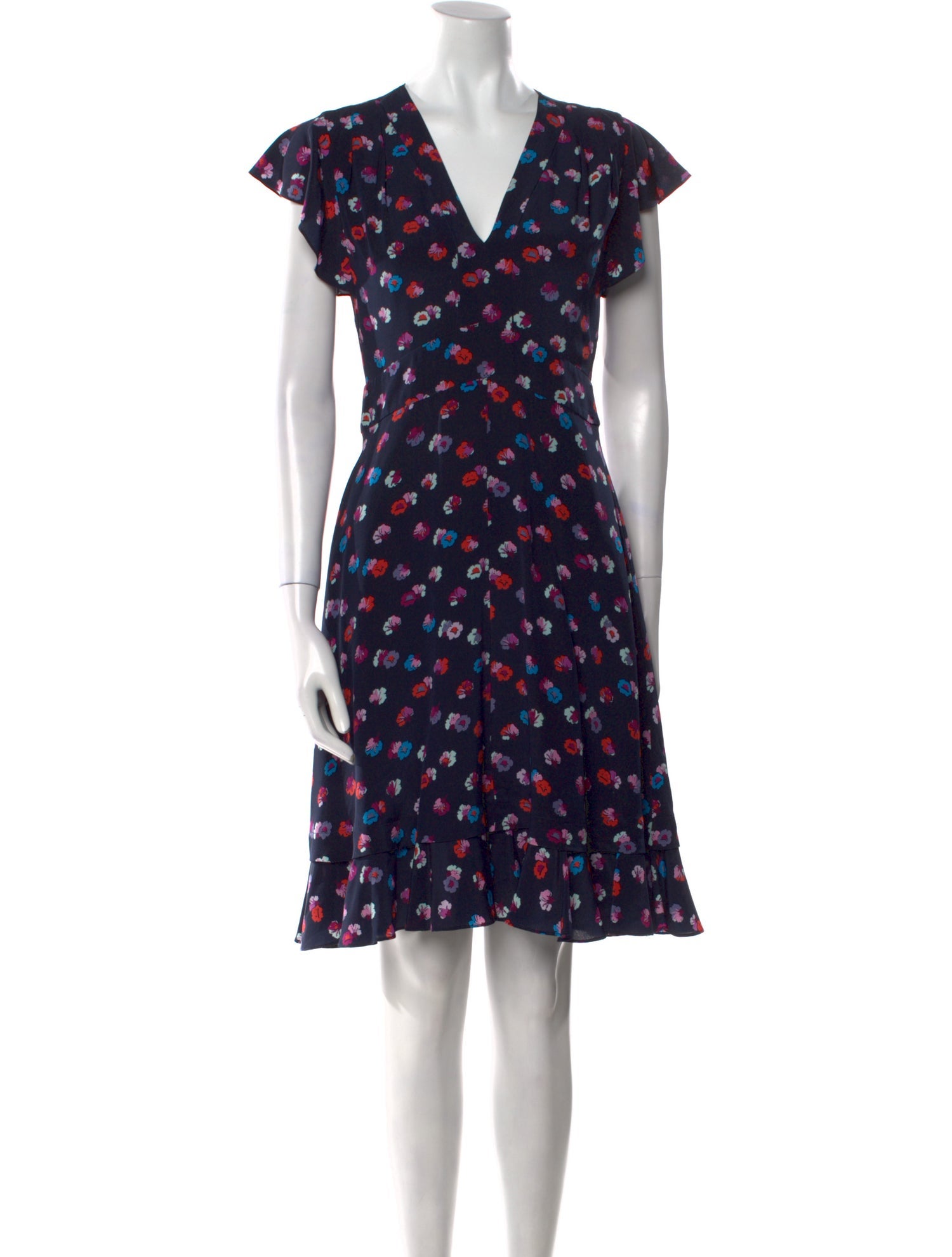 Rebecca Taylor Silk Knee-Length Dress