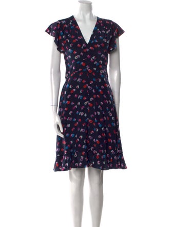 Rebecca Taylor Silk Knee-Length Dress
