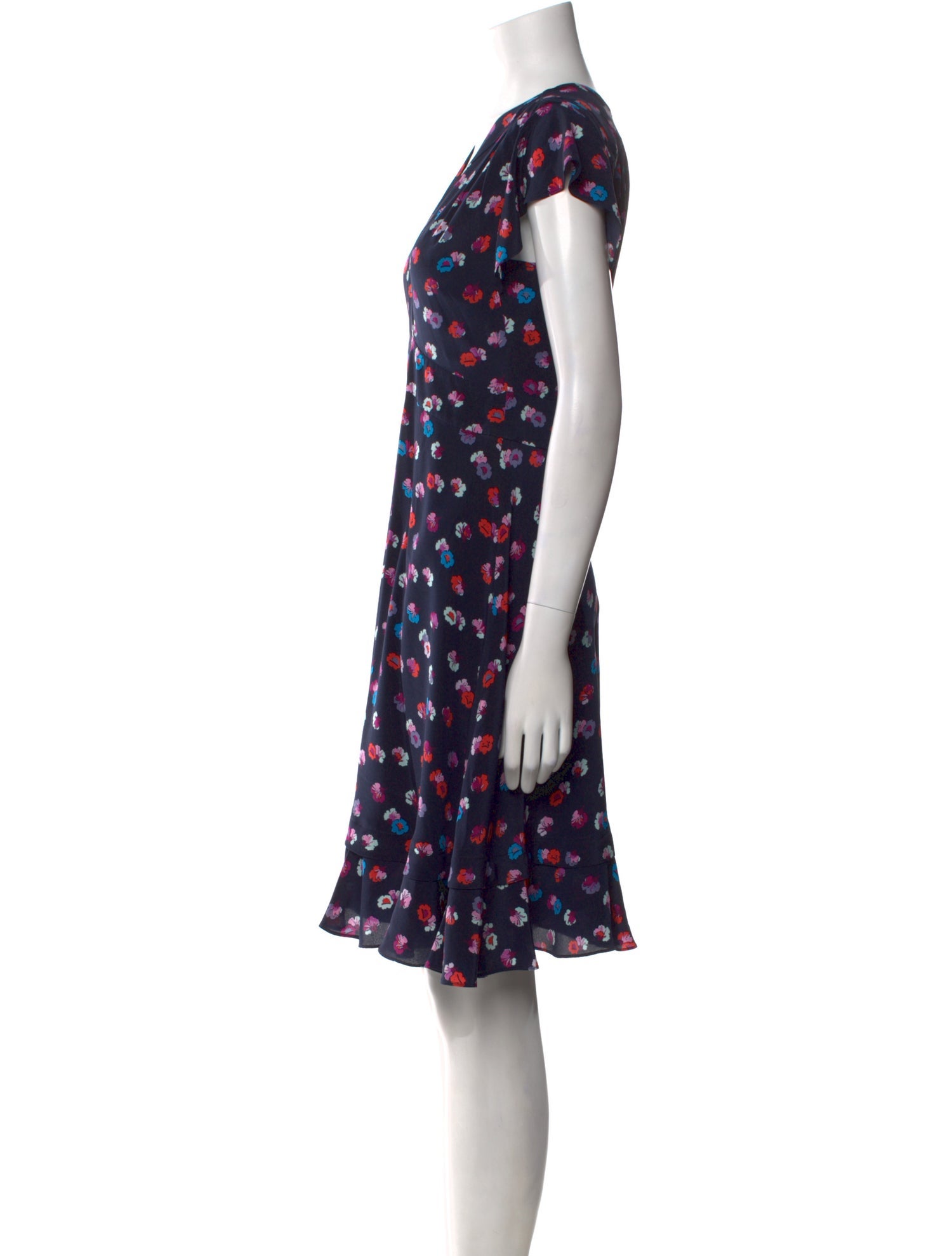 Rebecca Taylor Silk Knee-Length Dress