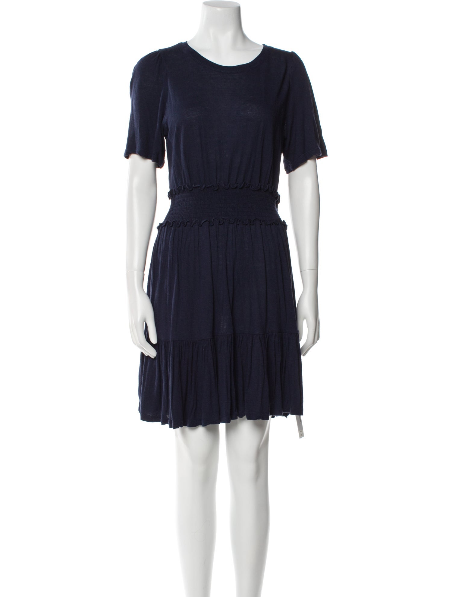 Rebecca Taylor Scoop Neck Mini Dress