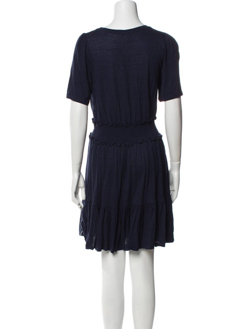 Rebecca Taylor Scoop Neck Mini Dress