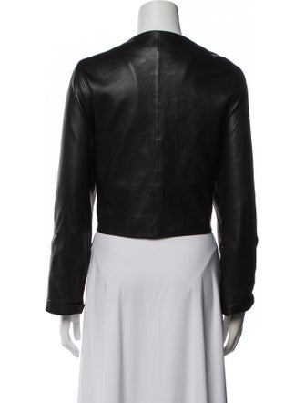 Rebecca Taylor Lamb Leather Biker Jacket