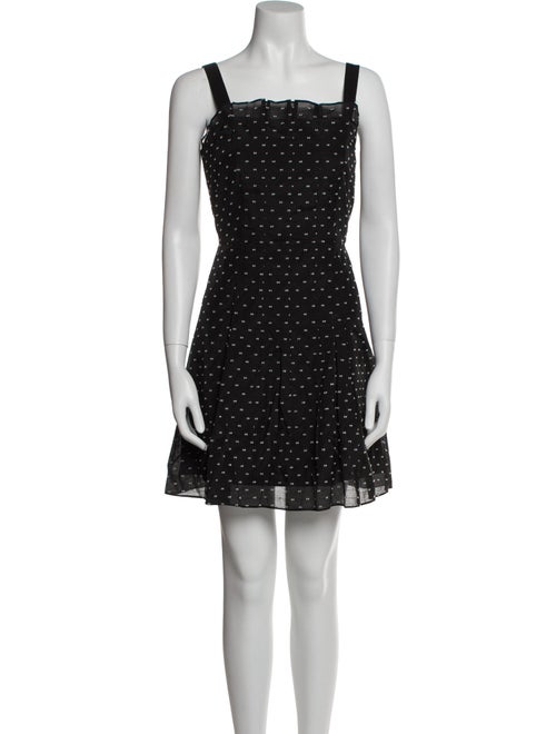 Rebecca Taylor Polka Dot Print Mini Dress
