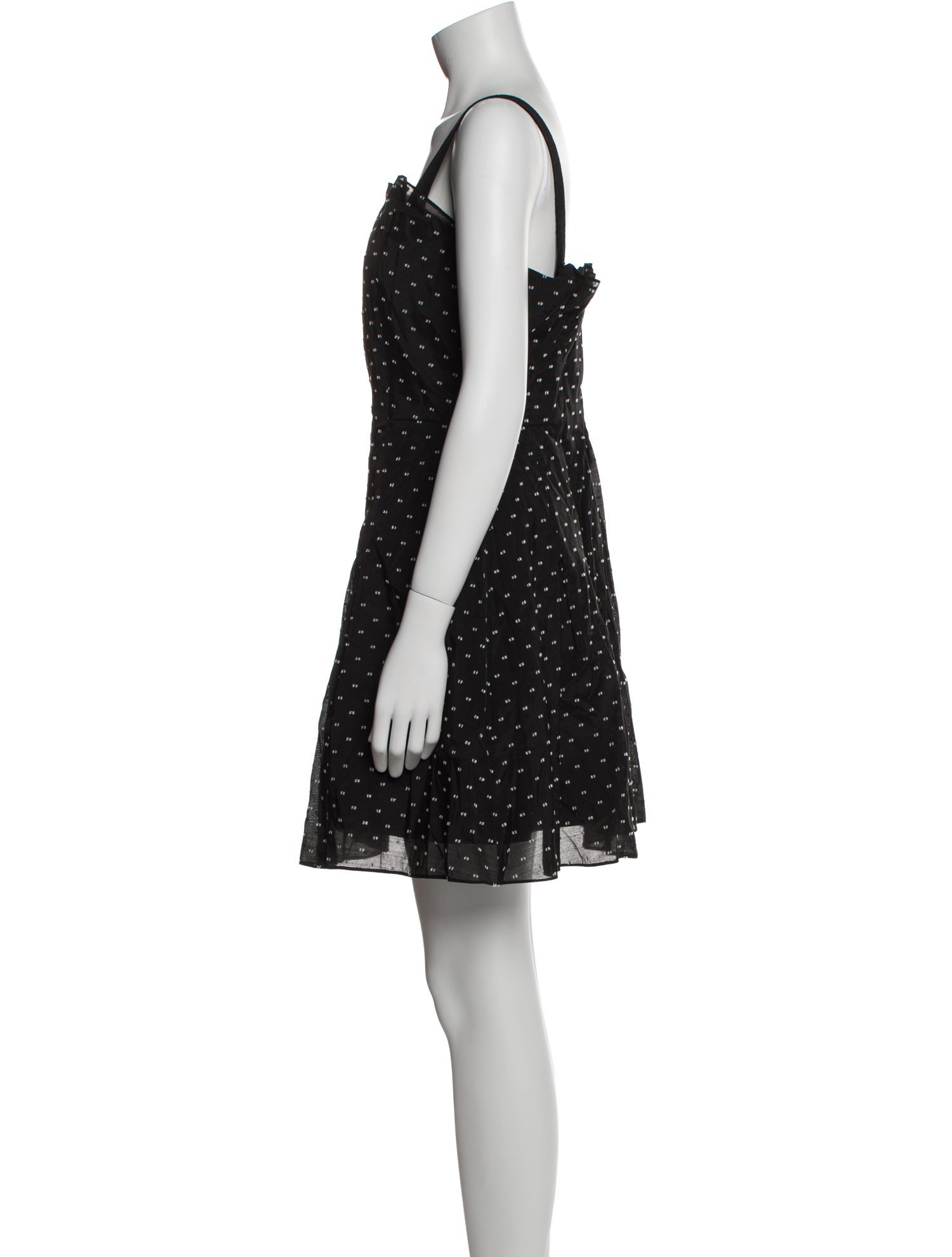 Rebecca Taylor Polka Dot Print Mini Dress