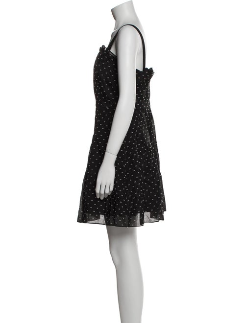 Rebecca Taylor Polka Dot Print Mini Dress