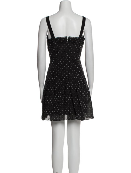 Rebecca Taylor Polka Dot Print Mini Dress