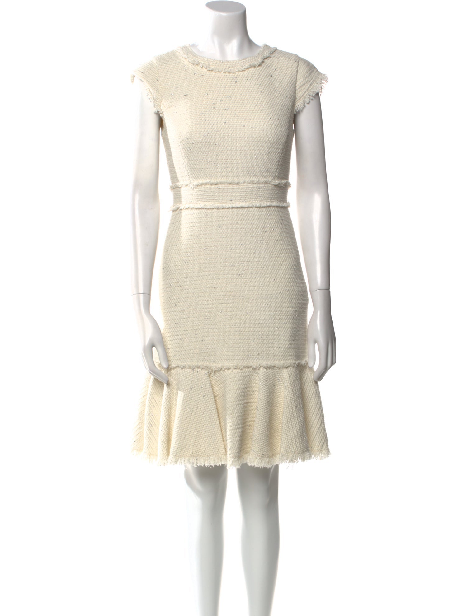 Rebecca Taylor Bateau Neckline Knee-Length Dress