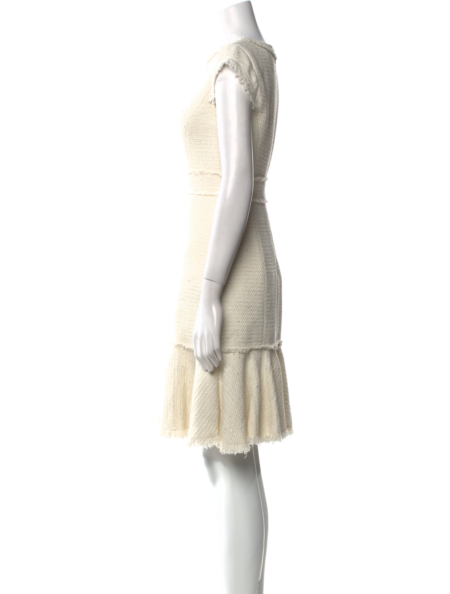 Rebecca Taylor Bateau Neckline Knee-Length Dress