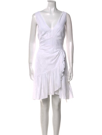 Rebecca Taylor V-Neck Mini Dress