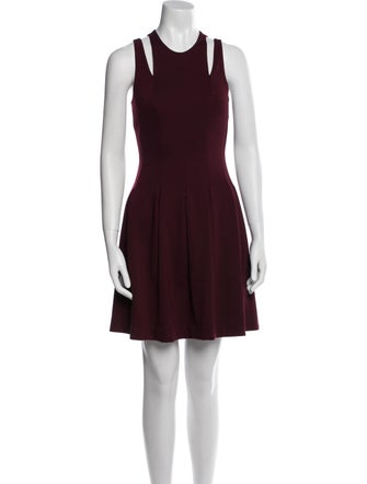 Rebecca Taylor Crew Neck Mini Dress