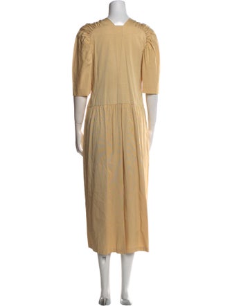 Rebecca Taylor V-Neck Long Dress