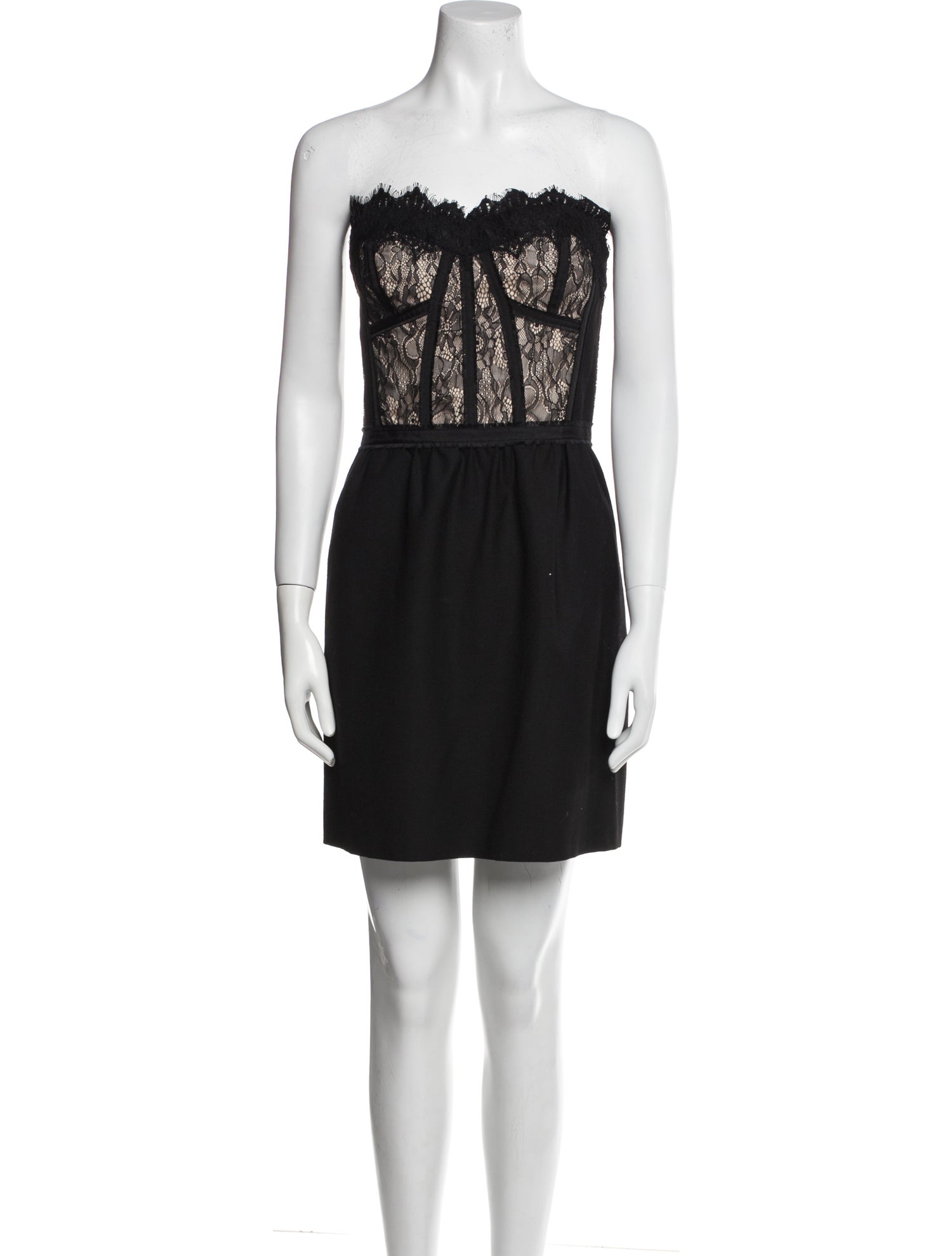 Rebecca Taylor Lace Pattern Mini Dress