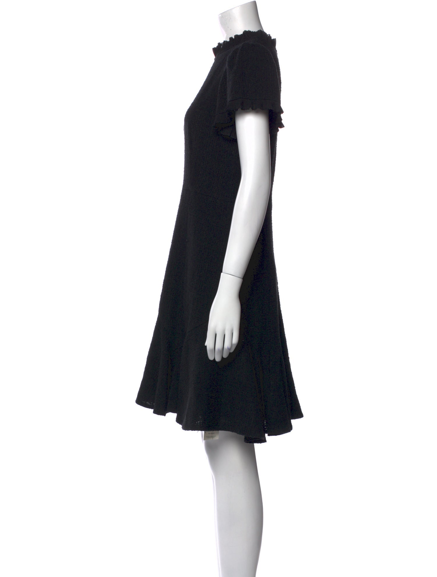 Rebecca Taylor Mock Neck Knee-Length Dress