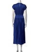 Rebecca Taylor Crew Neck Long Dress