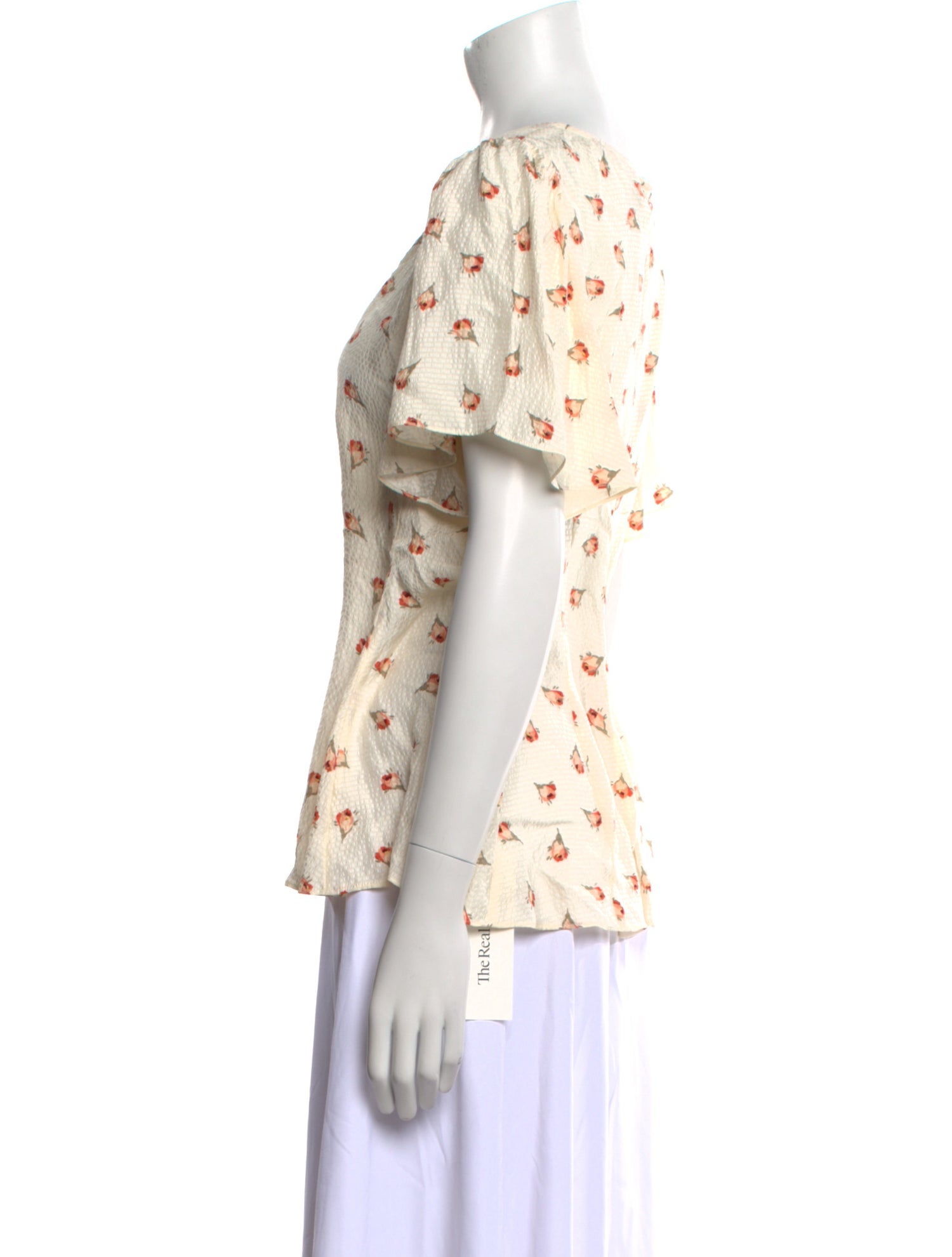 Rebecca Taylor Silk Floral Print Blouse w/ Tags