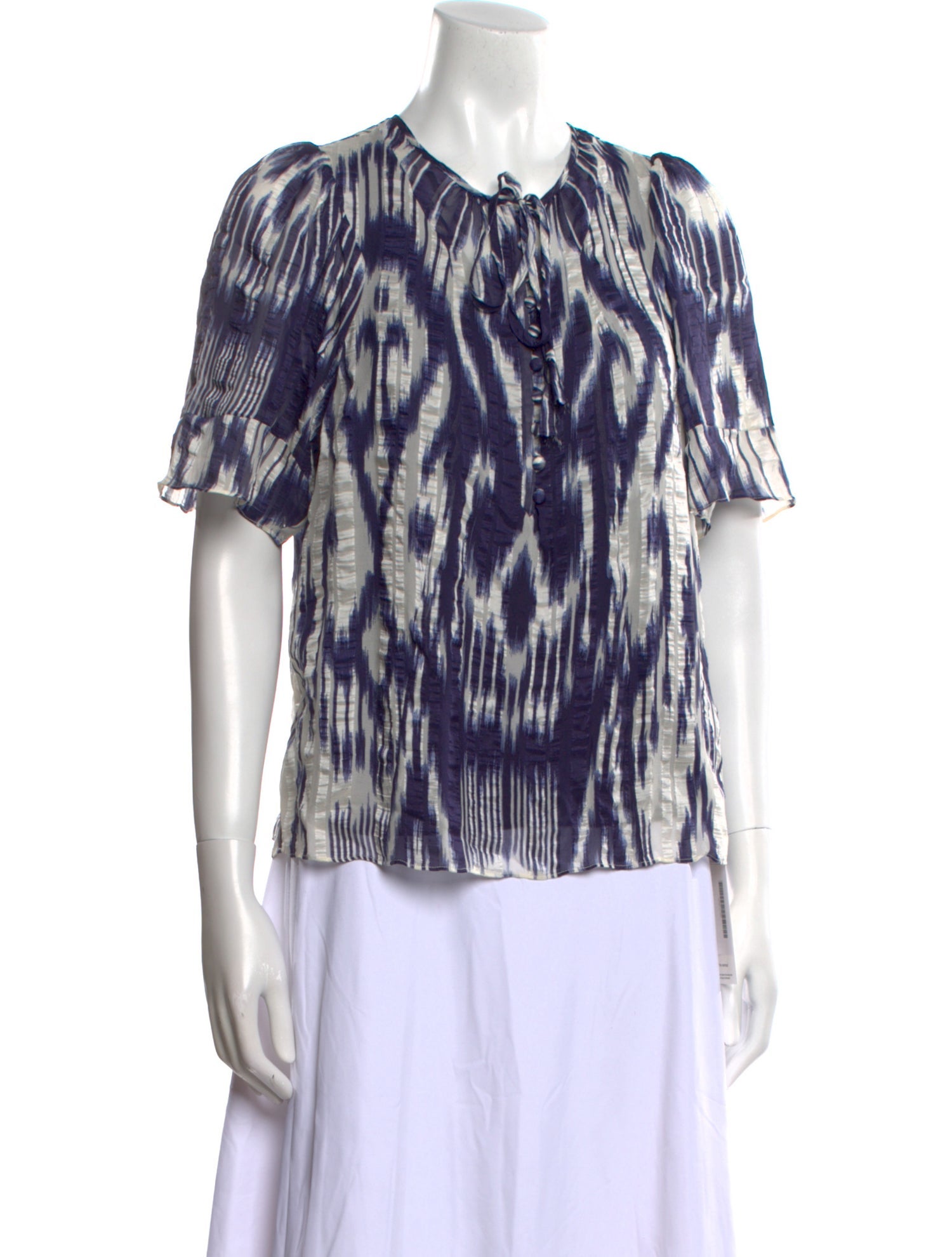 Rebecca Taylor Silk Printed Blouse w/ Tags