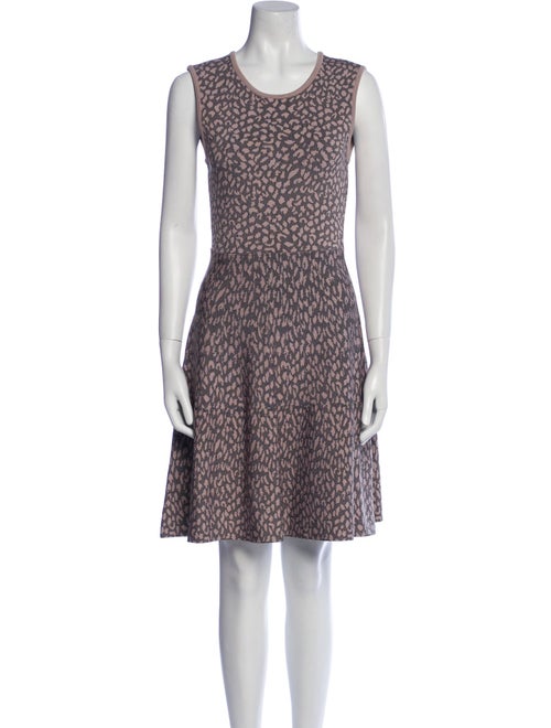 Rebecca Taylor Animal Print Knee-Length Dress