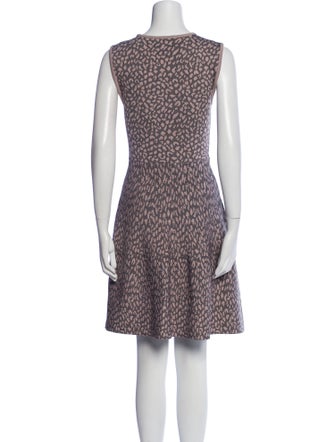 Rebecca Taylor Animal Print Knee-Length Dress