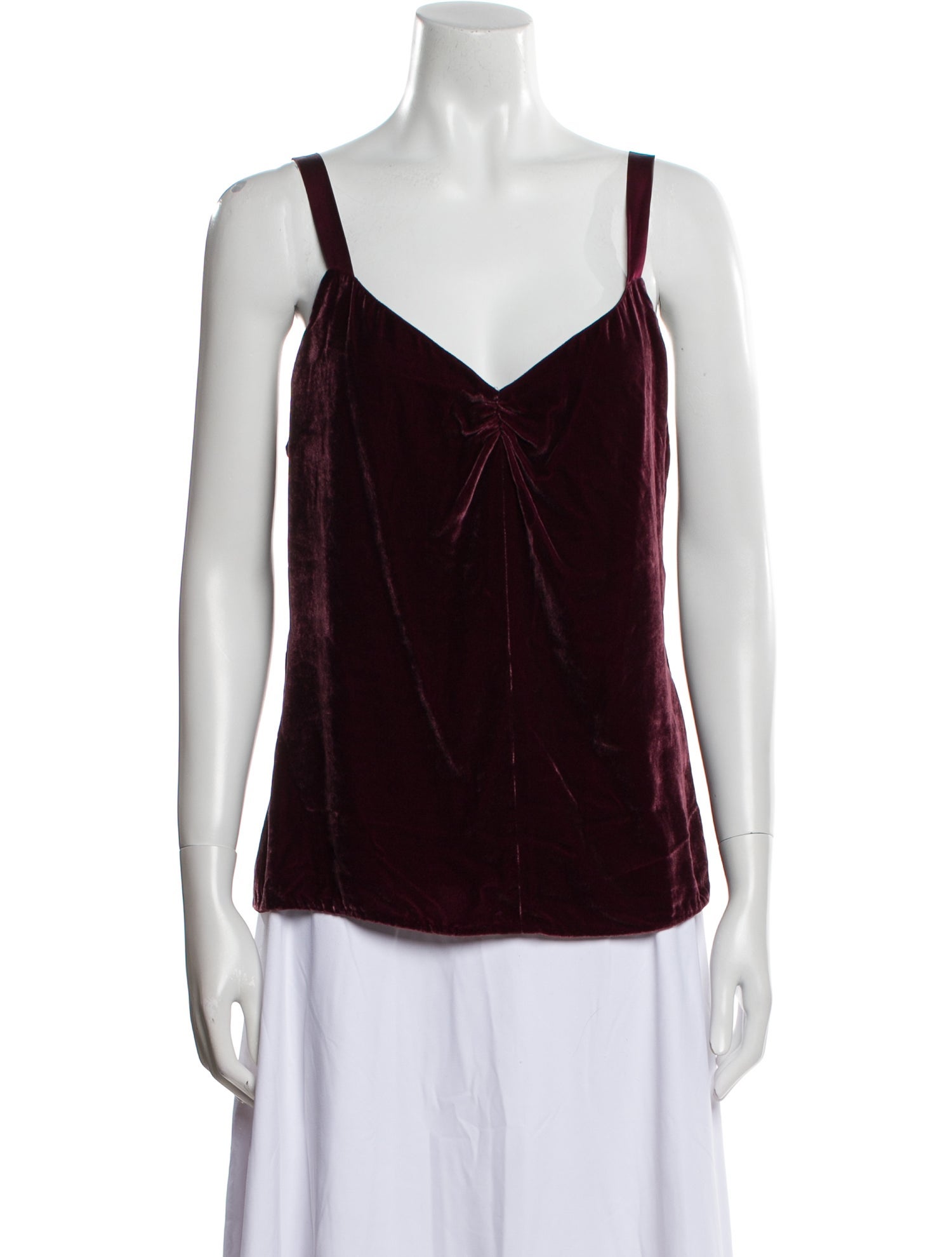Rebecca Taylor Velvet V-Neck Top w/ Tags