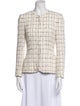 Rebecca Taylor Plaid Print Evening Jacket