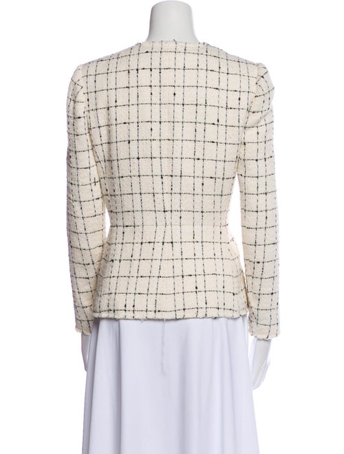 Rebecca Taylor Plaid Print Evening Jacket