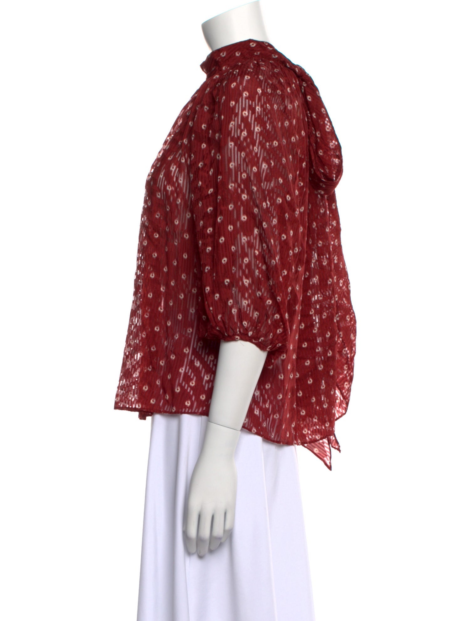 Rebecca Taylor Silk Printed Blouse