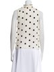 Rebecca Taylor Silk Polka Dot Print Blouse