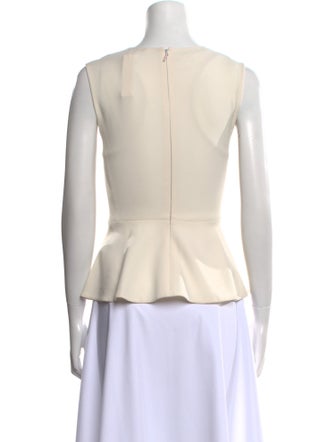 Rebecca Taylor Crew Neck Sleeveless Top