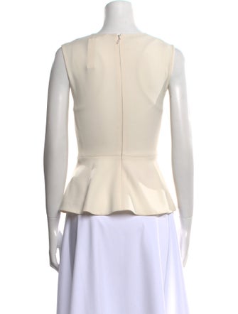 Rebecca Taylor Crew Neck Sleeveless Top