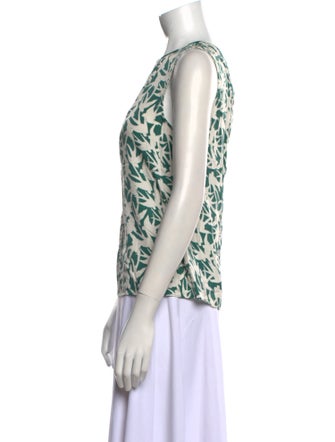 Rebecca Taylor Silk Floral Print Top