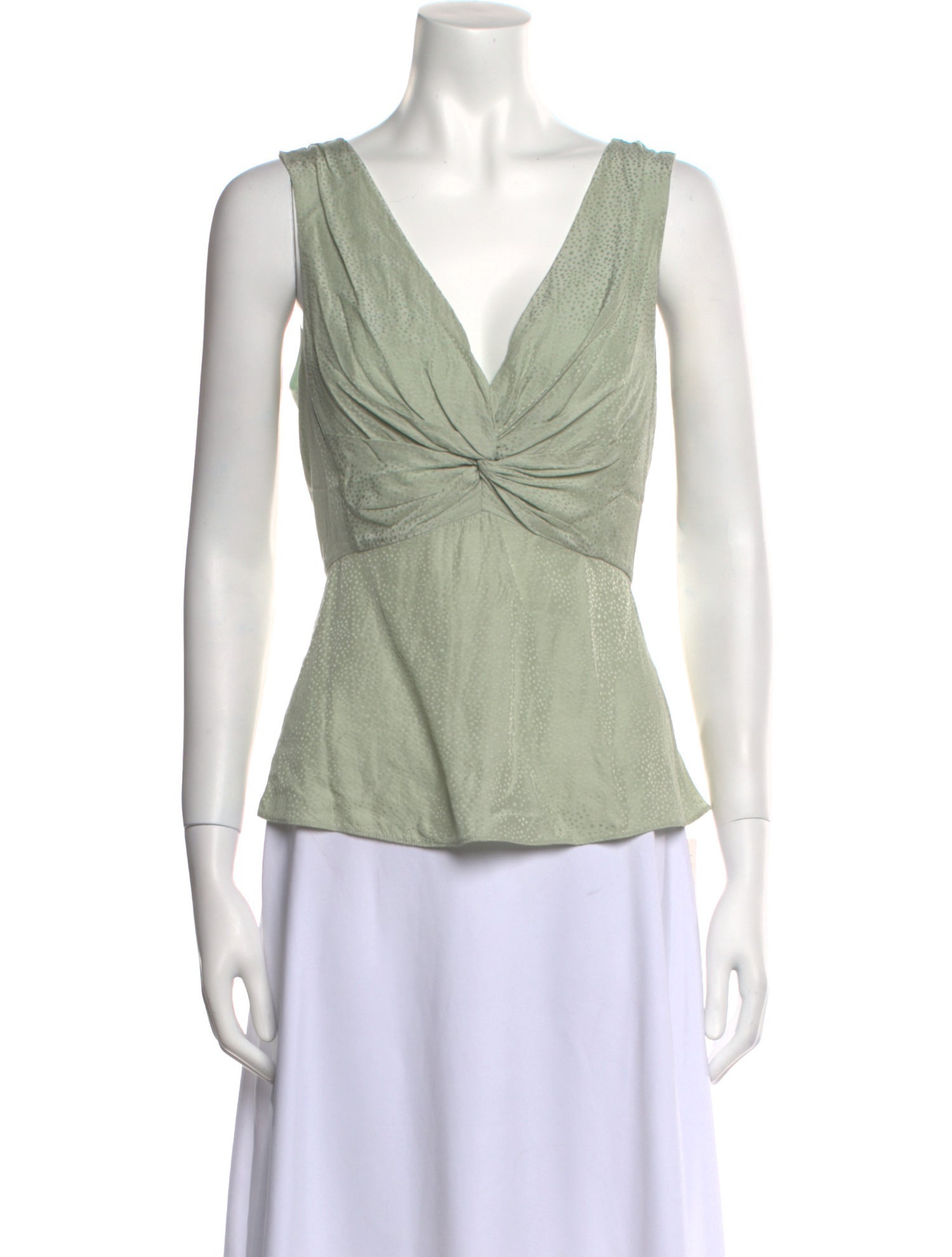Rebecca Taylor Silk V-Neck Top
